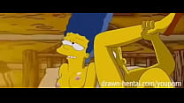Homero y Marge cogen en Alaska mientras el  bosque observan